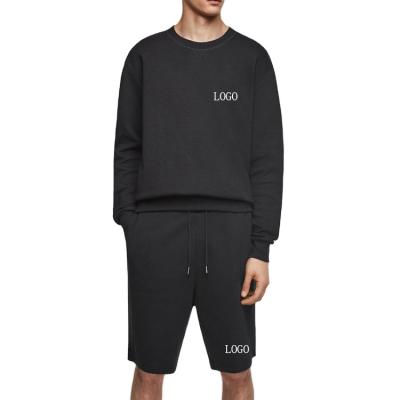 China Breathable Sports Wear Wholesale Long Sleeves Sweatshirt With Shorts Mens Tracksuit Sweatsuit for sale