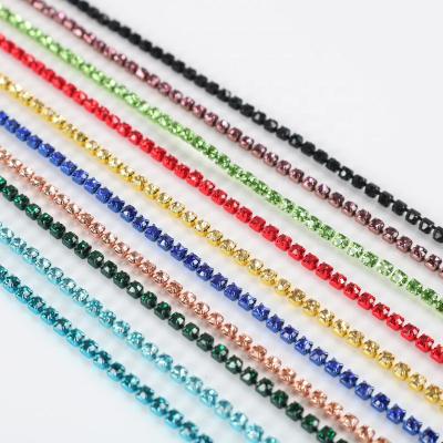 China Back Sale Fashion Hot Crystal Stone Ribbon Diamante Cup Pearl Rhinestone Chain Stitch for sale