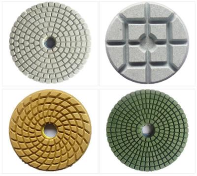 China 80mm Round Diamond Floor Polishing Pads Resin Bonded for sale