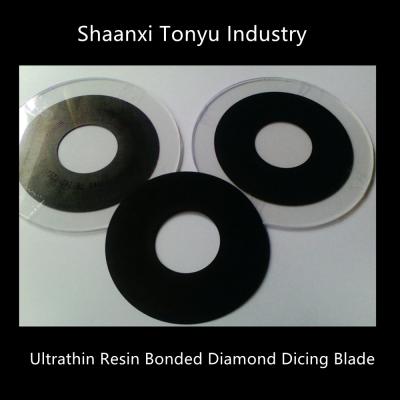 China 0.125mm Diamond Dicing Blades Thin Straight Hoge Rigdity Te koop