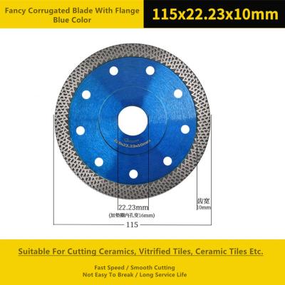 China La suposición azul de Diamond Cut Circular Saw Blade 105m m acanaló en venta