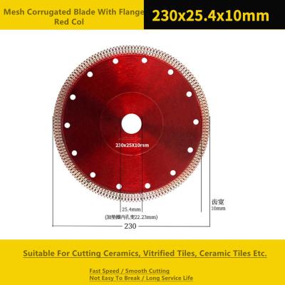 Κίνα το διαμάντι 230mm έκοψε την κυκλική μαρμάρινη επεξεργασία γρανίτη λεπίδων πριονιών προς πώληση