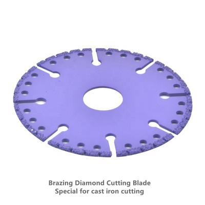 Cina Diamond Cut Circular Saw Blade di brasatura, porpora 400mm Diamond Saw Blade in vendita