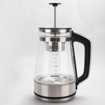 China 360 Rotation Appliances Smart Teapot Home Kitchen Kettle Base 1.7L Electric Kettle for sale