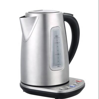 China 360 Degree Base Automatic Kitchen Appliances Kettle Rotating Stainless Base With Digital Knob Control for sale