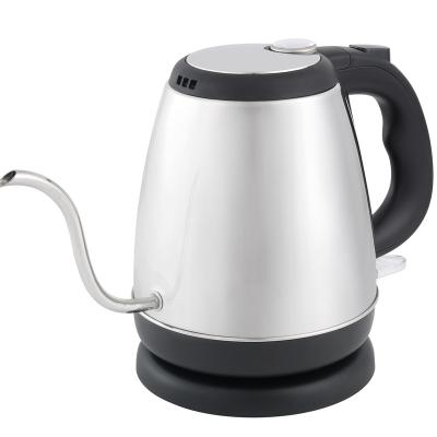 China Home Appliance 360 ​​Degree Spinning Low Water Cordless Gooseneck Spout Stainless Steel For Precise Pour Control Electric Kettle for sale