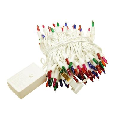 China Multifunctional Christmas INDOOR AND OUTDOOR USE High Quality Indoor and Outdoor USE 100 Lights White Line Decoration Light Multicolor for sale