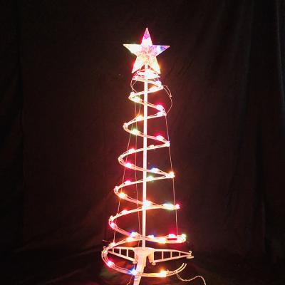 China UL Certificate INDOOR AND OUTDOOR USE Decorative Christmas Holiday Lighting Indoor And Outdoor Use Led Spiral Tree Light for sale