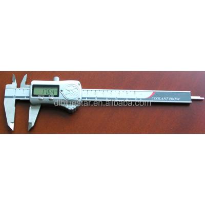 China 106B-150 STAINLESS STEEL HARDENED 0-150mm 6 inch waterproof electronic metal gauge digital vernier for sale