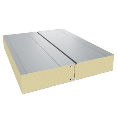 China Modern Politer Insulated Metal PU Roof Panel PIR Polyurethane Sandwich Panel for sale