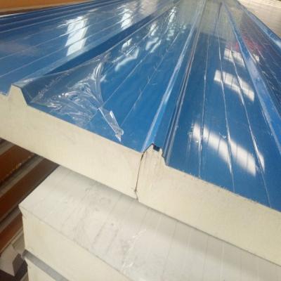 China 1000mm China insulated building materials pu pir wall panel roof polyurethane sandwich panel for sale for sale