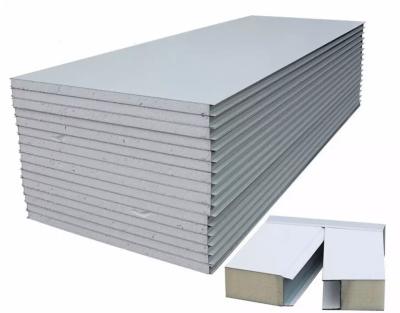 China 1150MM/950MM/1050MM/960MM/EPS /pu Rock Wool Wall Sandwich Panel Fireproof Insulated Sandwich Panel for sale