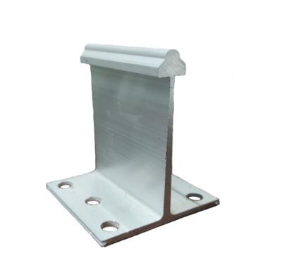 China Heavy Duty Aluminum Metal Floor Stand Aluminum Base Fixed Feet Stand for sale