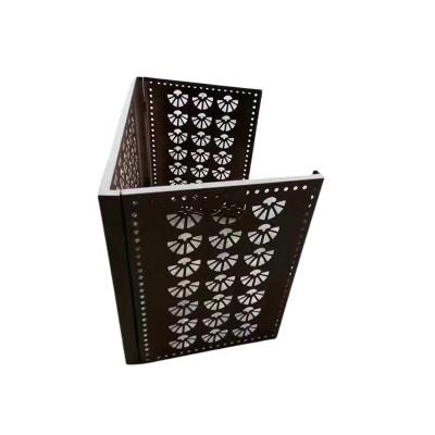 China Modern Customized Aluminum Laser Cut Screen Stainless Steel Decorative Metal Air Conditioner Covers For Outdoor for sale