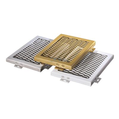 China Wood Veneer Fireproof Metal Inmitation Grain Aluminum Alloy Corrugated Grill Mounted Aluminum Ceiling For Home Decor for sale