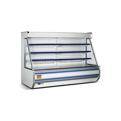 China Single-temperature Commercial Refrigerated Supermarket Freezer Showcase Cabinet / Dairy Fridge Display Showcase for sale