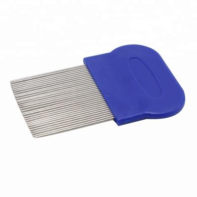 China Sustainable Supply New Arrive Metal Pet Head Lice Lice Comb for sale