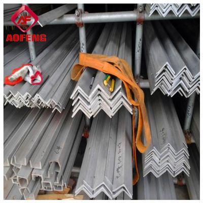 China Construction structural mild steel Angle Iron / Equal Angle Steel / Steel Angle bar Price for sale