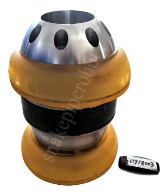 China 159mm Gas Pipeline NDT Pipeline Inspection Robot  Small Size Pipe Bending 1.5D Max. Pressure Resistance 21Mpa for sale