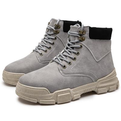 China Factory Autumn and Winter Men's Boots Breathable Shoes High Top Casual Hiking Trend Men's Boots Tooling Boots for sale