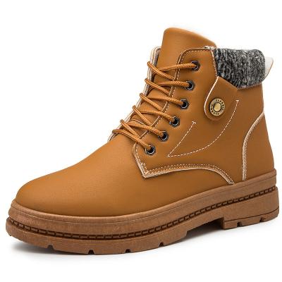 China 2021 New Men's Autumn And Winter Worker Boot Construction Site Breathable Casual High Top Shoes for sale