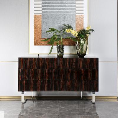 China Consolidated Fund ps5 (height) Design 3 Drawers Italian Luxury Adjustable Side Dining Room Cabinets Modern Wood Adjustable Cabinets for sale