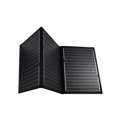 China Cheap Osda Price 100w 120w Smart Solar Panels Folding Package Solar Panels Fold Bag With USD Connector 166mmx166mm for sale