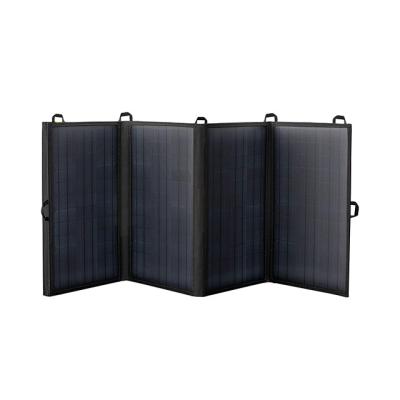 China Osda Smart Folding Portable Solar Panels Power Bank 100w 120w Mini Solar Panel Outdoor 166mmx166mm for sale