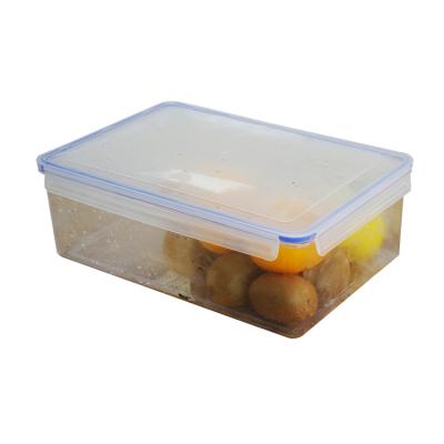 China Viable Clear Food Containers Airtight Container Box Durable Plastic Food Buckle Food Containers for sale