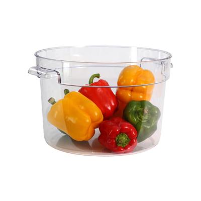 China NSF SGS Round Kitchen Storage Containers Sustainable Food Plastic Food Storage Containers With Lids for sale