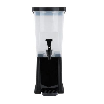 China Cold Serving Juicer Dispenser 11L Cold Drink Beverage Dispenser Mobile Plastic Drink Dispenser With Tap for sale