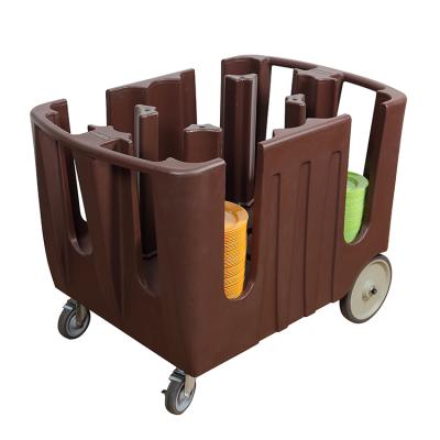 China Durable China Supplies Multiple Adjustable Plate Restaurant Hotel Pe Dish And Trolley For Sale for sale