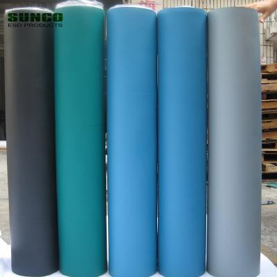 China ESD rubber protective rubber mat for table worksurface and workbench for sale