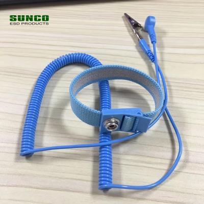 China Anti Static ESD Wristbands Anti Static Wrist Band With Grounding Rope And Clip for sale