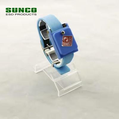 China ESD Anti-Static Blue Elastic Wristband for sale