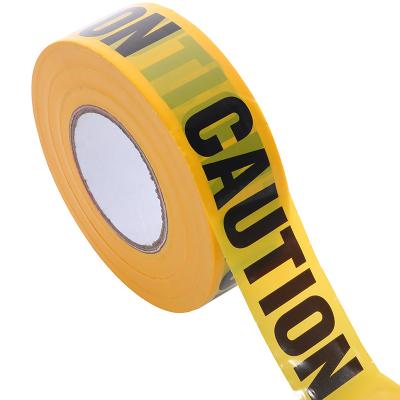 China Factory Custom Printing PE Custom Signal No Adhesion Warning Device Barricade Caution Tape for sale