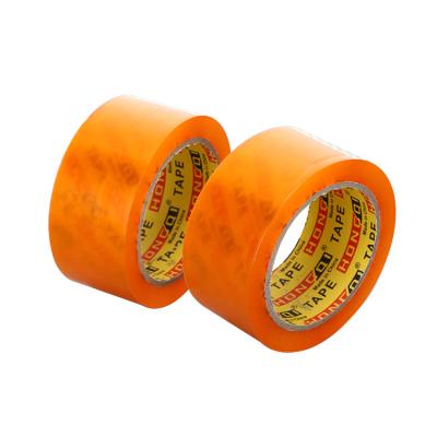 China Factory Custom Logo Golden Clear Waterproof Tape BOPP Material Packing Tape Waterproof For Carton Sealing for sale