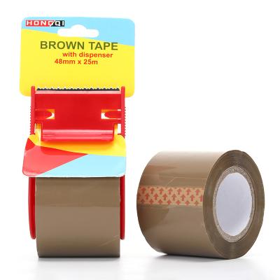 China Factory Wholesale Waterproof Brown Adhesive Tape Bopp Logo Printed Packing Tape High Material for sale