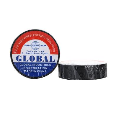 China Factory Wholesale High Temperature High Voltage Insulation Tape High Quality Black PVC Electrical Tape for sale