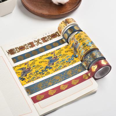 China ANTI-STATIC wholesale hot stamping decorative washi tape stationery scrapbook hand account notebook decorative tape for sale