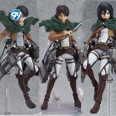 China Hot Selling Japan Anime Cartoon Toy Attack on Titan Character Model Decoration Collection Toy Action Figure for sale