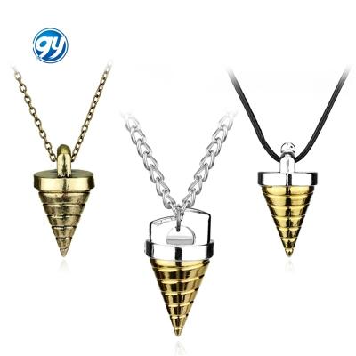 China FASHIONABLE Tengen Toppa Gurren Lagann Tengentoba Core Drill Pendant Fans Collectible Necklace Anime Halskette for sale