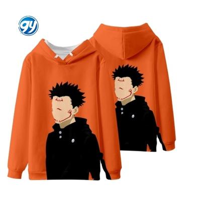 China Breathable Hot Selling 10 Styles Jujutsu Kaisen Cosplay 3D Digital Men And Women Fashion Print Anime Men's Hoodie for sale