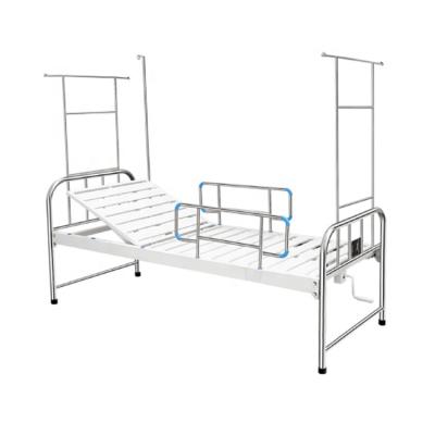 China Cheap price metal hospital bed for sale crank manual hospital bed stainless steel medical hospital bed one for sale