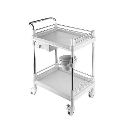 China ABS Medical Plastic Emergency Instrument Medical Hospital Clinic Furniture Hospital Trolley for sale