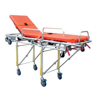 China Modren Emergency Ambulance Alloy Stretcher Trolley Hospital Patient Stretcher Trolley for sale