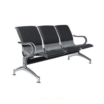 China 3 Seater PU 3 Seater Airport Hospital Influence Waiting Chair for sale