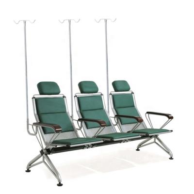 China High Quality Beautiful Infusion Chairs PU 3 Seater Hospital Chair Airport Waiting Chairs Price for sale