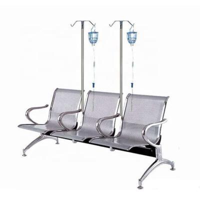 China Conveniently best quality for 3 seat hospital alloy medical infusion infusion chair for sale