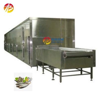 China Seafood Freezing Tunnel Machine Hengbin IQF Tunnel Quick Freezer Width of Belt 2000mm for sale